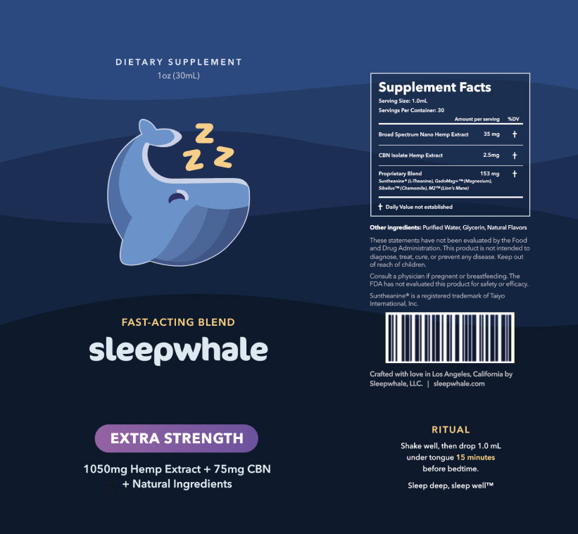 Natural Sleep Drops (Extra Strength)